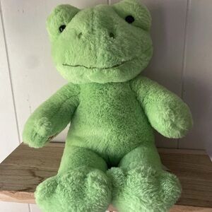 Build-A-Bear Lime Green Frog Plush